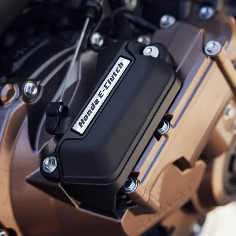 Close up beeld van de Honda E-clutch motor