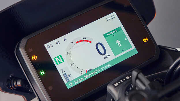 Honda CB500 smartphone-connectiviteit met navigatie
