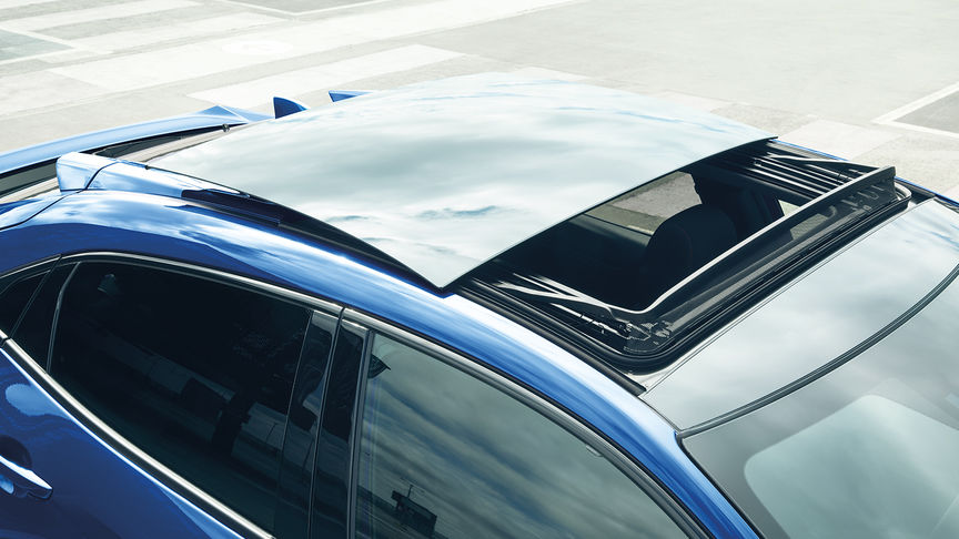 Honda Civic met glazen dak.