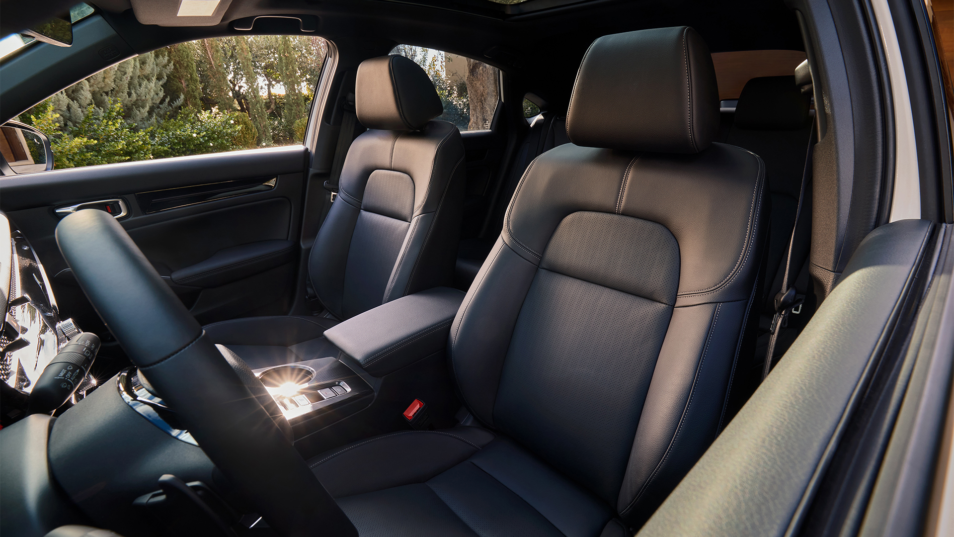 Civic full leather upholstery