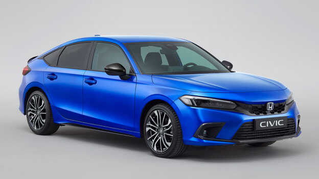 Honda Civic e:HEV met Carbon Style Pack.