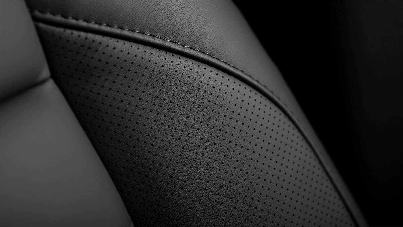 Honda CR-V interieur foto lederen bekleding.