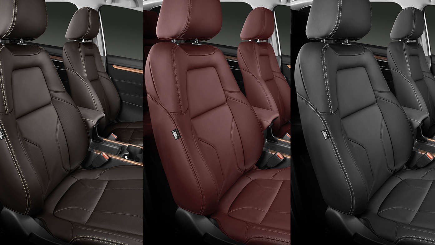 Honda CR-V interieur kleuropties lederen bekleding.