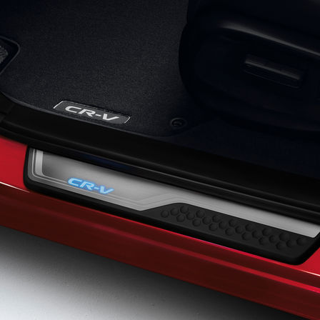 Close-up instaplijst Honda CR-V.