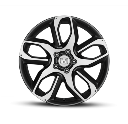 Close-up 19 inch Galena lichtmetalen velg Honda CR-V.