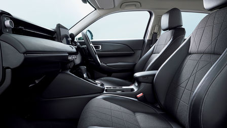 Zijaanzicht interieur Honda HR-V