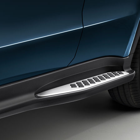 Close-up van Honda HR-V dorpelsierlijst.