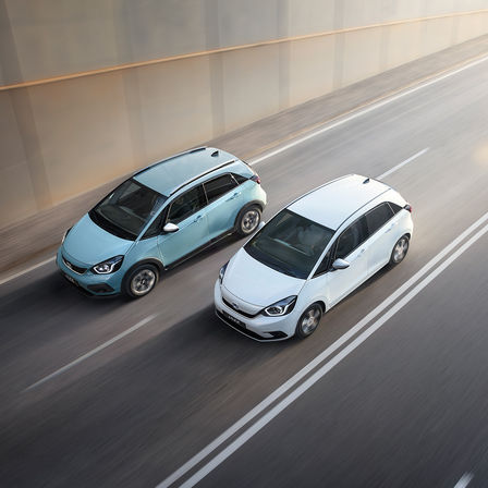 The Honda Jazz and Jazz Crosstar deliver a full hybrid experience through their unique, three mode e:HEV powertrain. Dynamic and efficient, this self-charging range combines responsive performance with a whole of style.