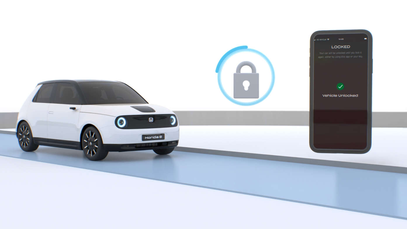 Demonstratie van My Honda+ app.