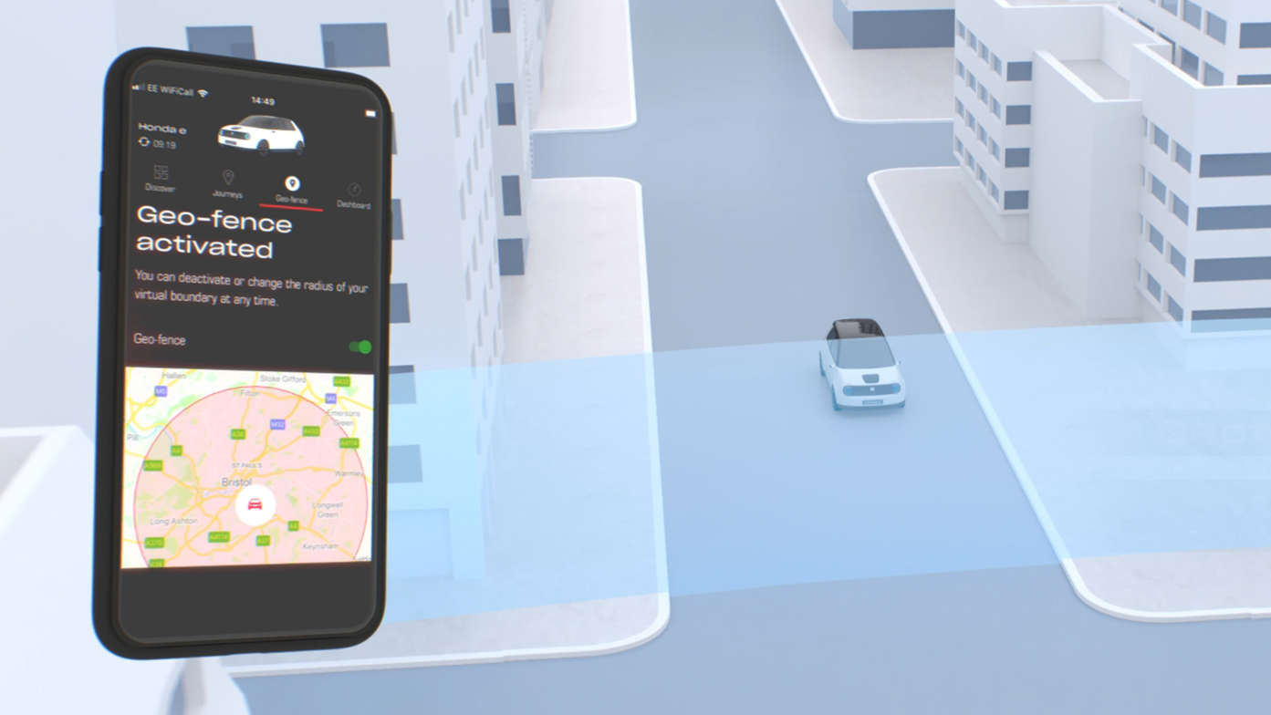 Demonstratie van My Honda+ app.