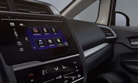 Honda Jazz-dashboard met touchscreen Honda Connect