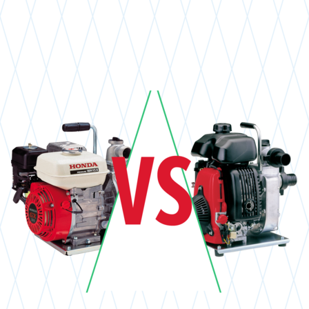 Waterpompvergelijkingsillustratie.