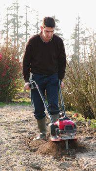 Honda-tuinfrezen, in gebruik door model, op locatie.