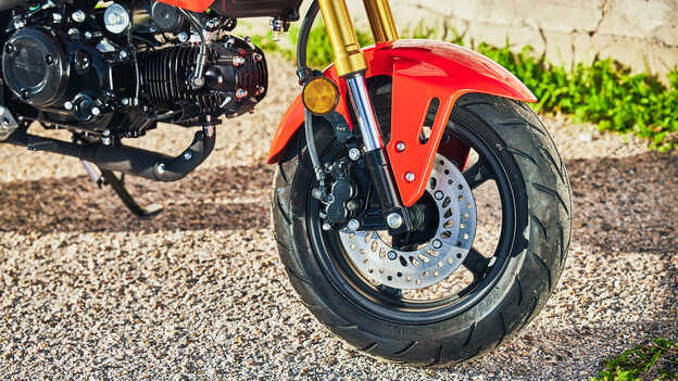 MSX125 Grom, 12-inch wielen in gegoten aluminium