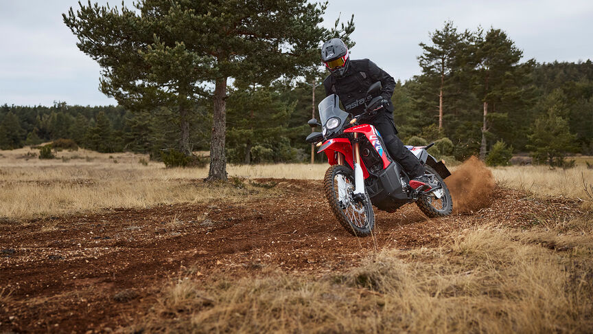 Honda CRF300L en CRF300 Rally motorfietsen.