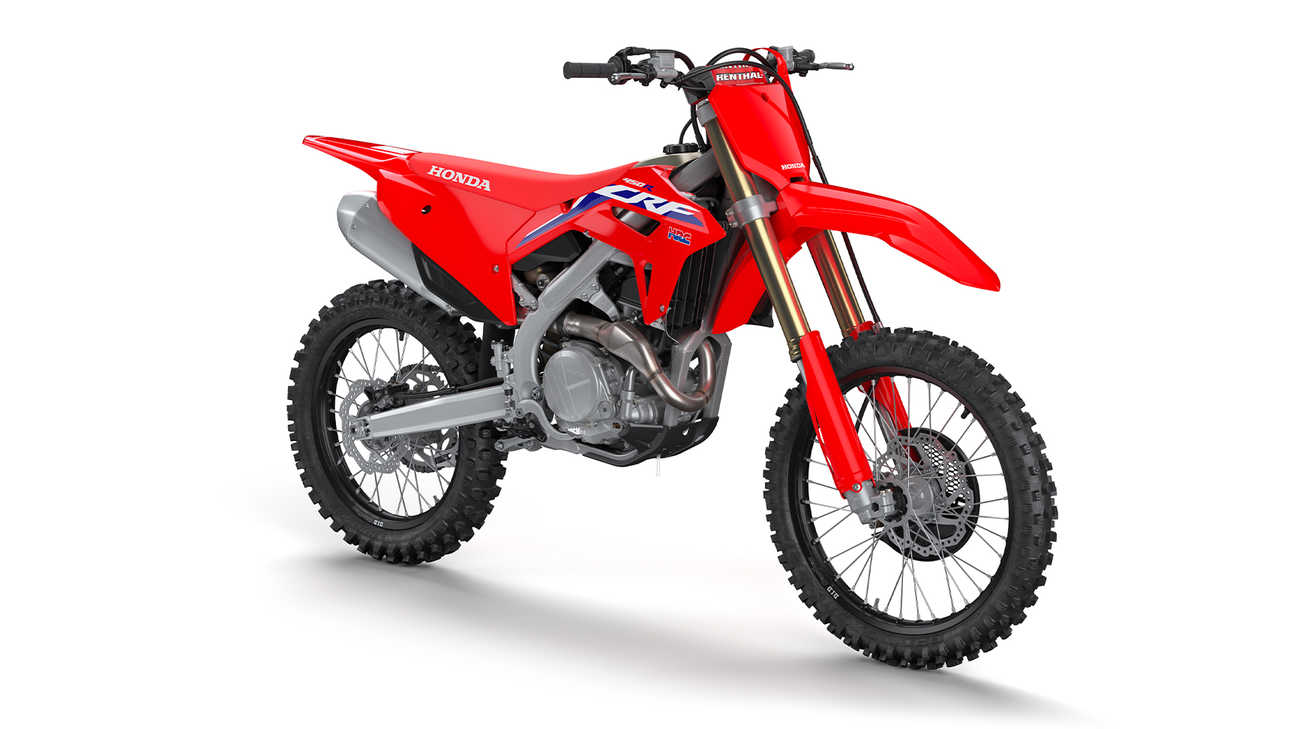 CRF450R, rechterkant, studio
