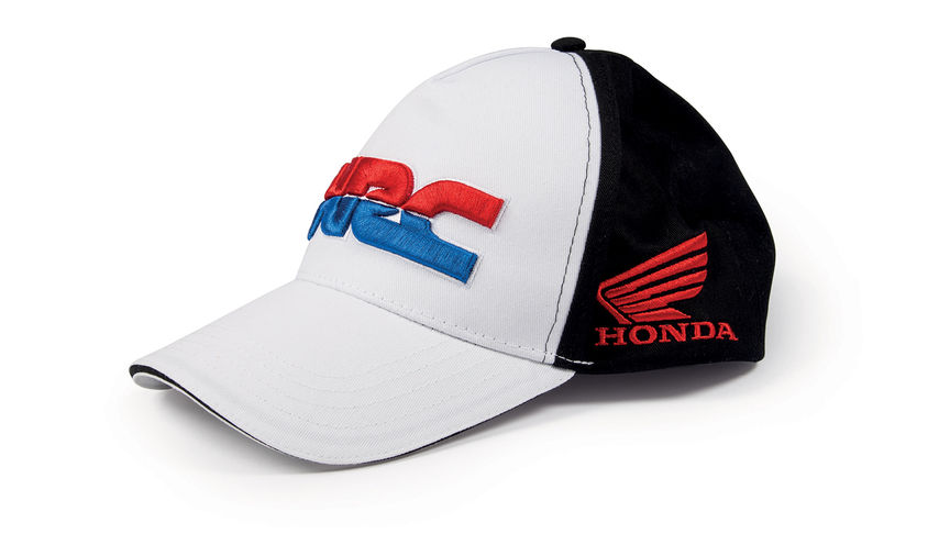 Honda HRC Replica Baseball cap met HRC-kleuren en logo.