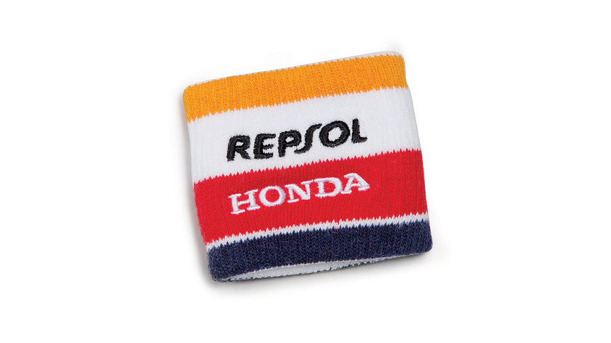 Honda Repsol polsband met Honda MotoGP-kleuren met Repsol-logo.