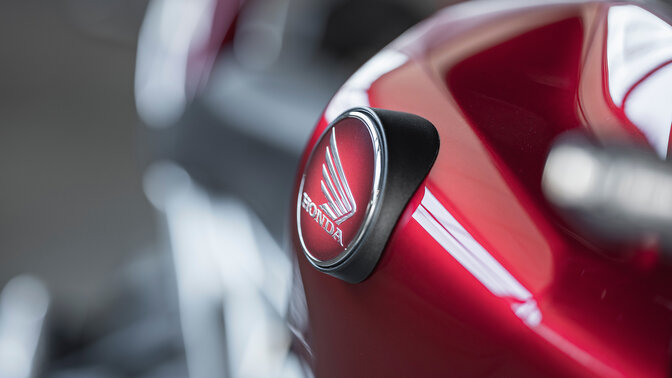 Honda Wings-logo op benzinetank