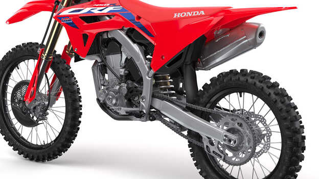 Honda CRF450R Aluminium twin-spar frame met nieuwe, op de fabrieksrijders gebaseerde stijfheidsbalans