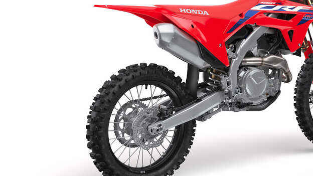 Honda CRF450R Lichtgewicht uitlaatdemper.