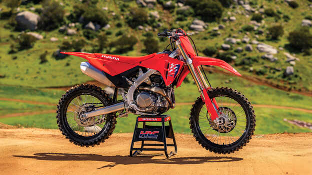 CRF450R vernieuwd aluminium twin-spar frame