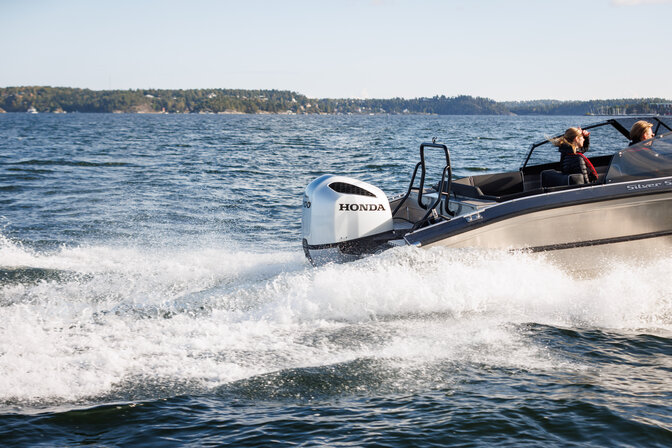 Close-up van Honda dual topmount afstandsbediening