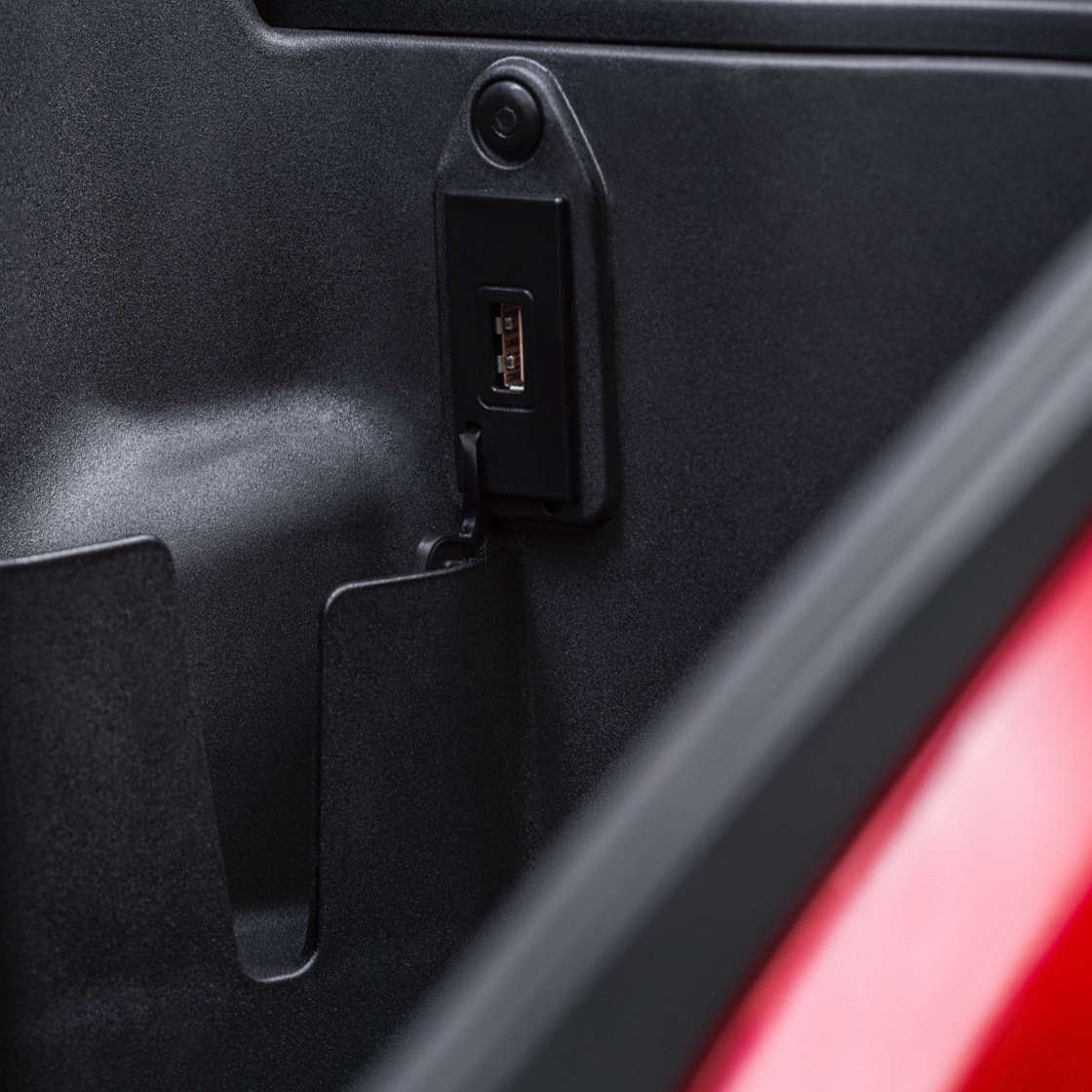 Honda SH125i, zoom op USB-contact