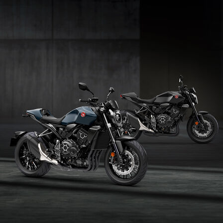 Honda CB1000R Black Edition en Mat Blue Jeans Metallic