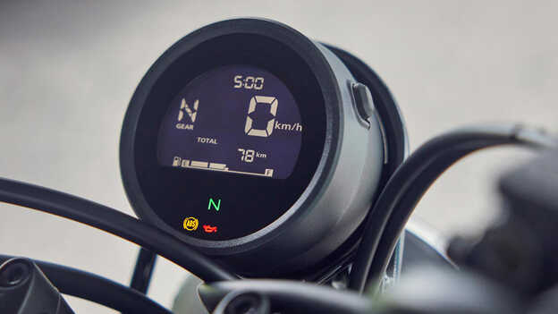 Honda CL500 LCD-display.