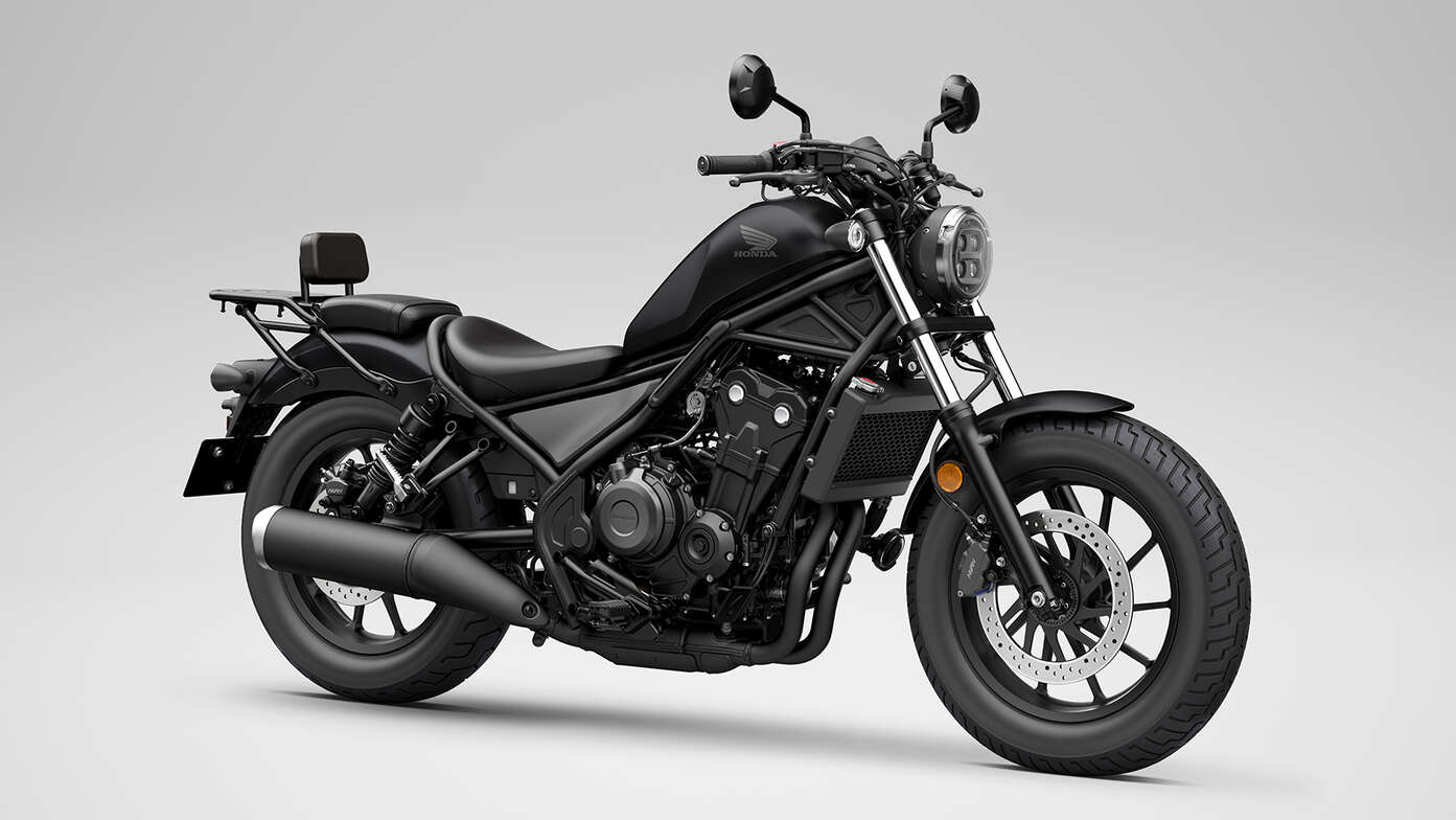 Honda CMX500 Rebel met Comfort Pack.