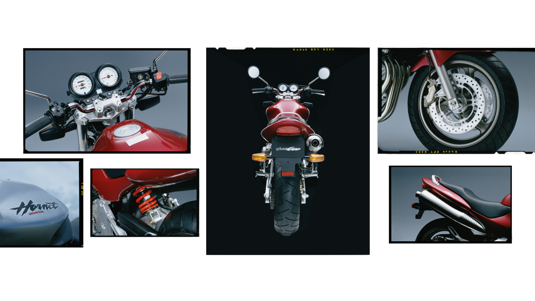 Beeldencollectie van de Honda Hornet 600.