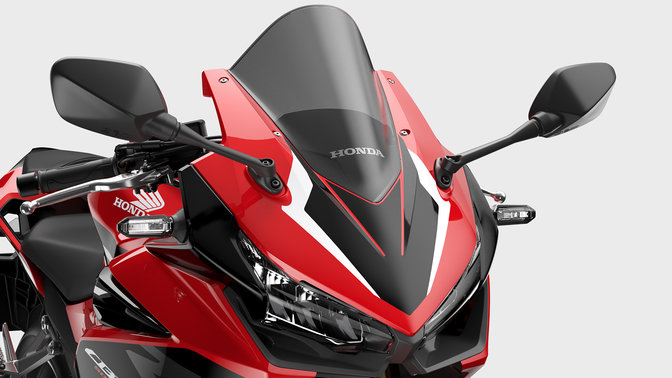 CBR500R Hoog windscherm