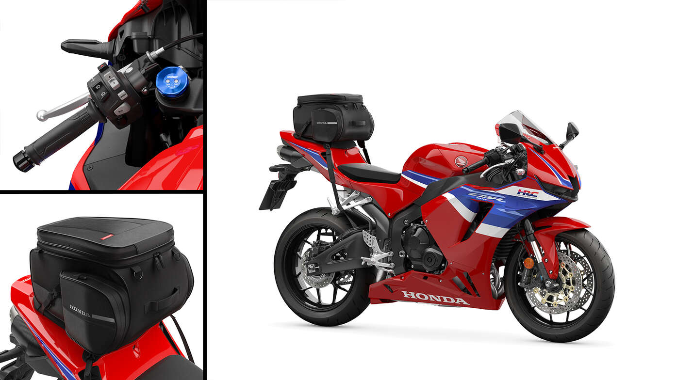 CBR600RR met touring pack.