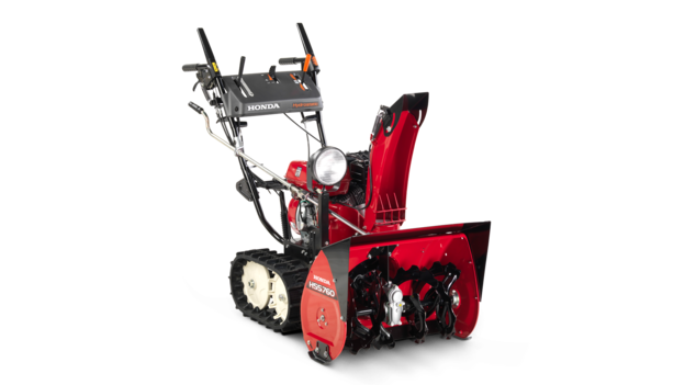 Driekwart aanzicht van rechterkant van sneeuwfrees uit 7-serie.