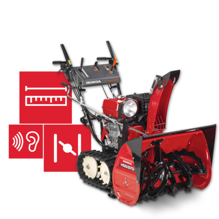 Sneeuwfrezen, specificatie-illustratie.